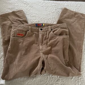 Empyre Chunky Corduroy Pants in Tan